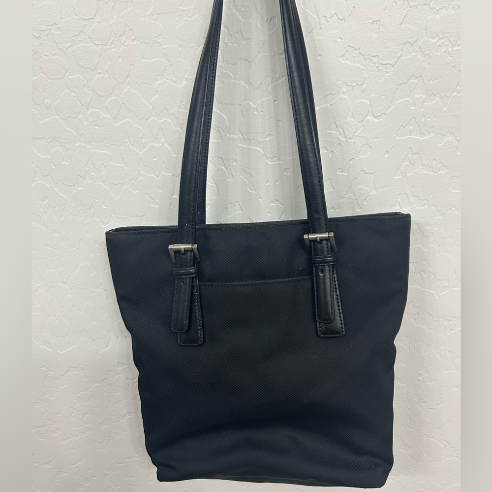 COACH Vintage Vogue North South Black Twill Nylon Tote